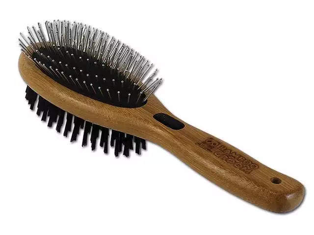 BAMBOO GROOM 2I1 DOBBELBØRSTE 4 BAMBOO GROOM 2I1 DOBBELBØRSTE - BILLEDE 2