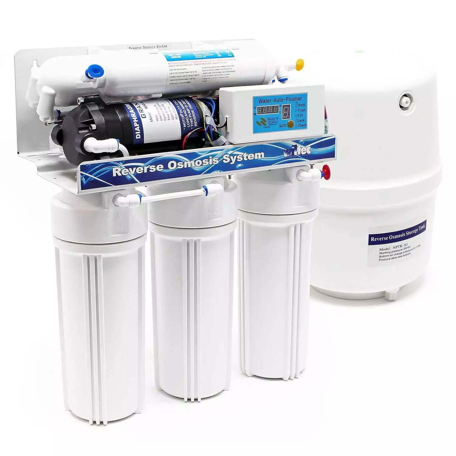 OMVENDT OSMOSE RO 190 L/DAG NW-RO50-D1 OSMOSE DEMINERALISERING - BILLEDE 8