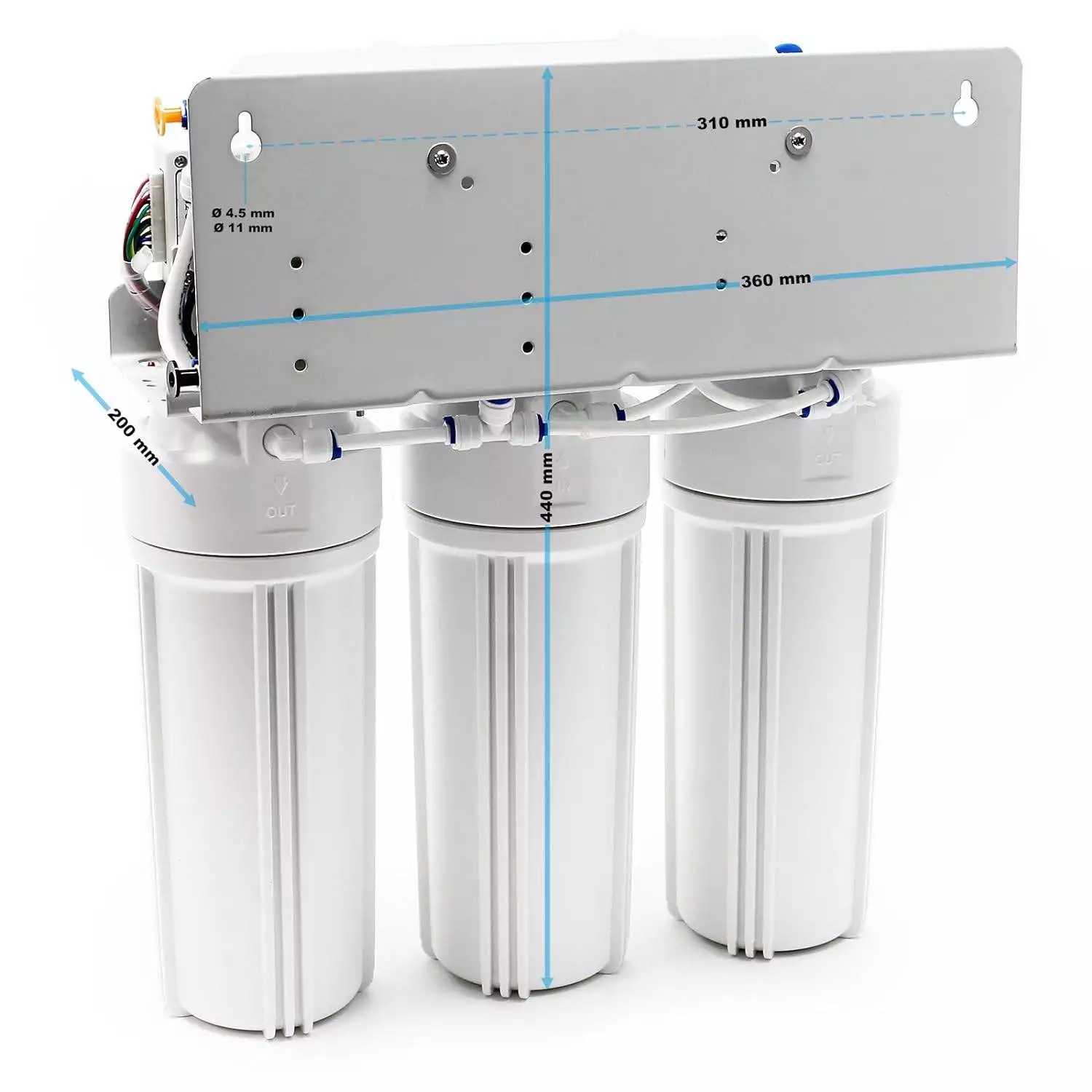 OMVENDT OSMOSE RO 190 L/DAG NW-RO50-D1 OSMOSE DEMINERALISERING - BILLEDE 6