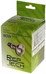 REPTECH COMPACT D3 MERCURY VAPOR LAMP (80 WATT, UVA + UVB + HEAT) - BILLEDE 3